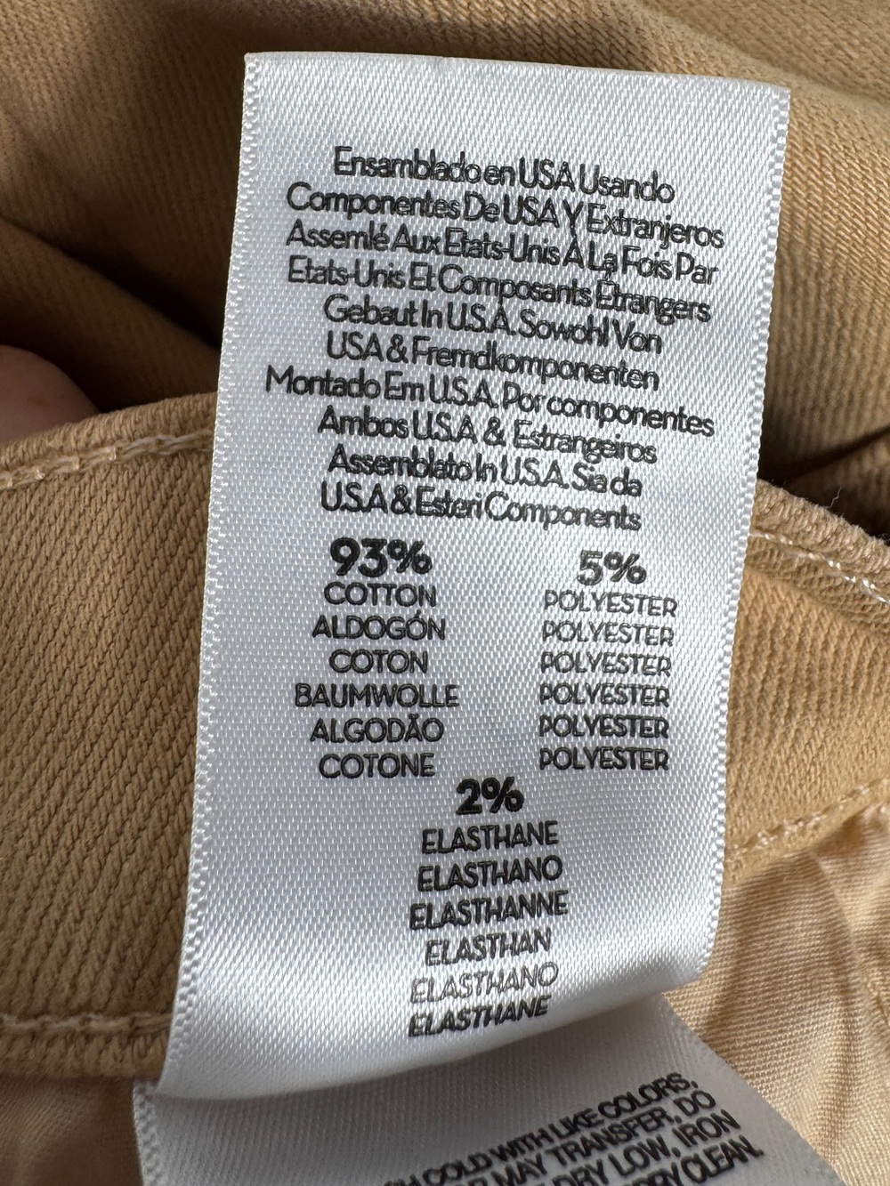 MOTHER High Waisted Weekender Skimp in Second Chance (Sand), Size 26 - Picture 13 of 13